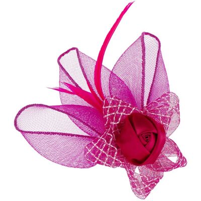 Roses Fascinator med Clip by McBURN fuksia One Size Roses Fascinator med Clip by McBURN fuksia One Size