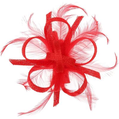 Clip Fascinator by McBURN rød One Size Clip Fascinator by McBURN rød One Size