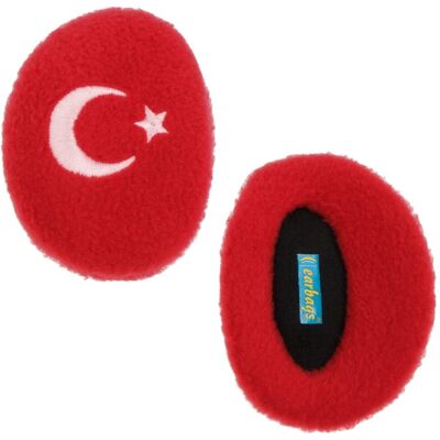 Türkei Earbags Ørevarmere hvit-rød Türkei Earbags Ørevarmere hvit-rød