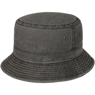 Washed Bucket Fiskehatt by Lipodo svart L (59-60 cm) Washed Bucket Fiskehatt by Lipodo svart L (59-60 cm)