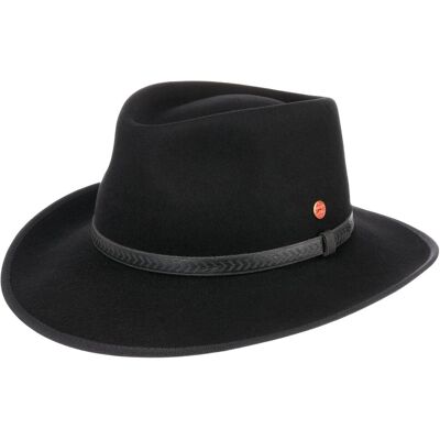Lubbock Cowboyhatt by Mayser svart M (56-57 cm) Lubbock Cowboyhatt by Mayser svart M (56-57 cm)