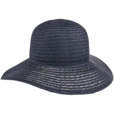 Janell Hemp Floppy-Hatt by Mayser mørkeblå One Size Janell Hemp Floppy-Hatt by Mayser mørkeblå One Size