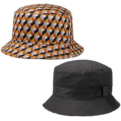 Farlan Bucket Vendbar Hatt by Lierys svart L (58-59 cm) Farlan Bucket Vendbar Hatt by Lierys svart L (58-59 cm)