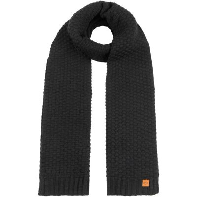 Kasimir Strikket Skjerf by Chillouts svart One Size Kasimir Strikket Skjerf by Chillouts svart One Size