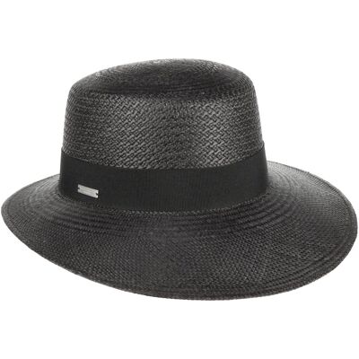 Jecola Kyse Panama-Hatt by Seeberger mørkeblå One Size Jecola Kyse Panama-Hatt by Seeberger mørkeblå One Size