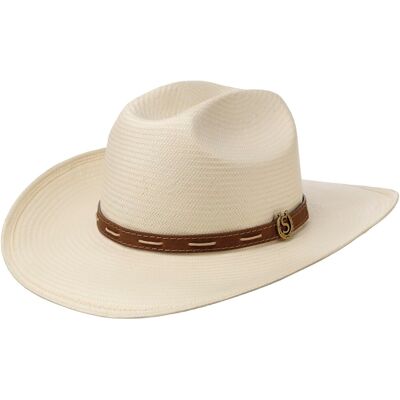 Edcouch Western Toyo Stråhatt by Stetson natur S (54-55 cm) Edcouch Western Toyo Stråhatt by Stetson natur S (54-55 cm)