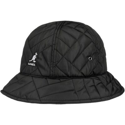 Quilted Casual Hatt by Kangol svart M (56-57 cm) Quilted Casual Hatt by Kangol svart M (56-57 cm)