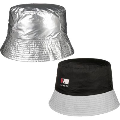 Rave Sport Bucket Vendbar Hatt by Kangol sølv S (54-55 cm) Rave Sport Bucket Vendbar Hatt by Kangol sølv S (54-55 cm)