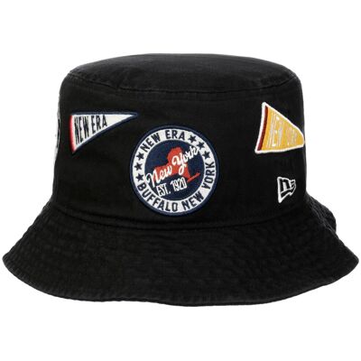 All-Over Patch Bucket Stoffhatt by New Era svart S (55-56 cm) All-Over Patch Bucket Stoffhatt by New Era svart S (55-56 cm)