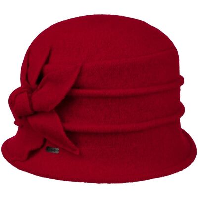Maliva Hatt i Tovet Ull by McBURN rød One Size Maliva Hatt i Tovet Ull by McBURN rød One Size