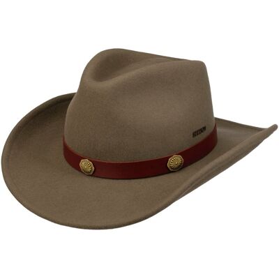 Tamalo Western Ullhatt by Stetson mørk beige L (58-59 cm) Tamalo Western Ullhatt by Stetson mørk beige L (58-59 cm)