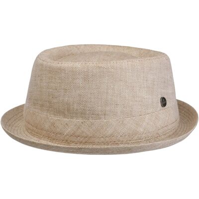 Uni Structure Pork Pie Linhatt by Lierys lys beige M (56-57 cm) Uni Structure Pork Pie Linhatt by Lierys lys beige M (56-57 cm)