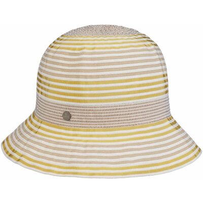 Summertime Stripes Flettet Hatt by Lierys gul One Size Summertime Stripes Flettet Hatt by Lierys gul One Size