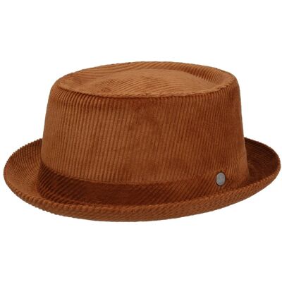 Classic Pork Pie Corduroy-Hatt by Lierys rust XL (60-61 cm) Classic Pork Pie Corduroy-Hatt by Lierys rust XL (60-61 cm)