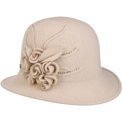 Levolta Hatt i Tovet Ull by Lierys lys beige One Size Levolta Hatt i Tovet Ull by Lierys lys beige One Size
