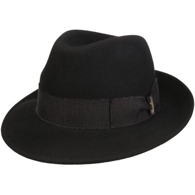 Ricky Bogart-Hatt by Borsalino svart 58 cm Ricky Bogart-Hatt by Borsalino svart 58 cm