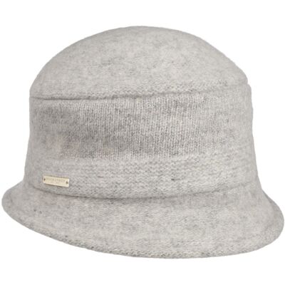 Fenna Hatt i Tovet Ull by Seeberger grå One Size Fenna Hatt i Tovet Ull by Seeberger grå One Size