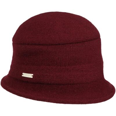 Fenna Hatt i Tovet Ull by Seeberger bordeaux One Size Fenna Hatt i Tovet Ull by Seeberger bordeaux One Size