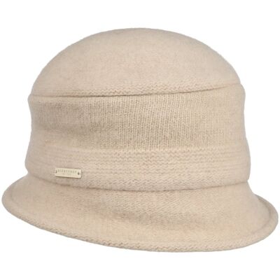 Fenna Hatt i Tovet Ull by Seeberger lys beige One Size Fenna Hatt i Tovet Ull by Seeberger lys beige One Size