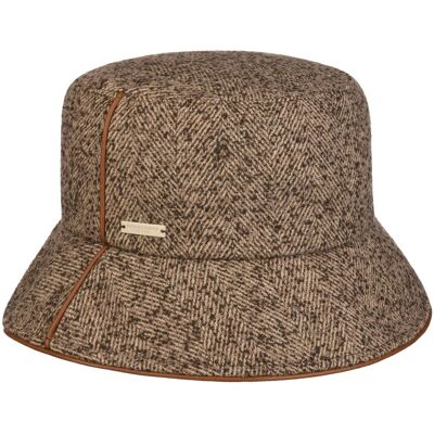 Tweed Bucket Fiskehatt by Seeberger brun-veige One Size Tweed Bucket Fiskehatt by Seeberger brun-veige One Size