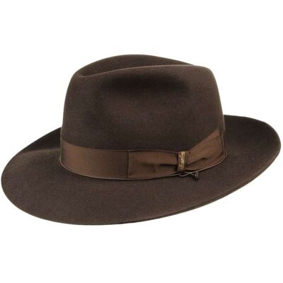 Breitrand Bogart-Hatt by Borsalino brun 58 cm Breitrand Bogart-Hatt by Borsalino brun 58 cm
