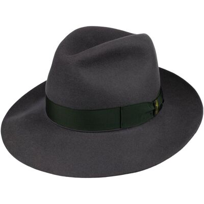 Breitrand Bogart-Hatt by Borsalino grå 58 cm Breitrand Bogart-Hatt by Borsalino grå 58 cm