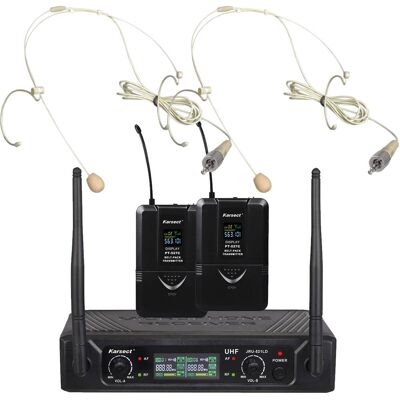 Karsect JRU-521LD/PT-527C/HT-3A Trådløst mikrofonsett Karsect JRU-521LD/PT-527C/HT-3A Trådløst mikrofonsett