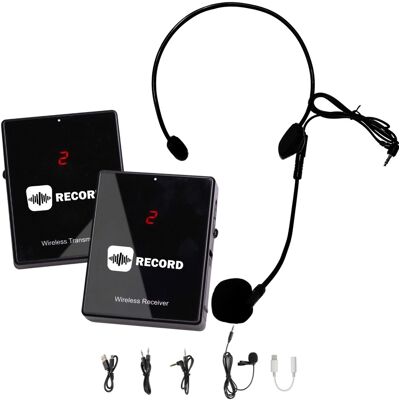 Record WM41HS trådløs headset-mikrofon-sæt Record WM41HS trådløs headset-mikrofon-sæt