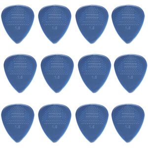 Dunlop Nylon Max Grip Standard 1,5 mm plektre (12 stk.) Dunlop Nylon Max Grip Standard 1,5 mm plektre (12 stk.)