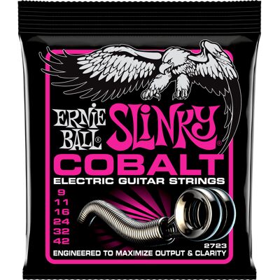 Ernie Ball 2723 Cobalt Super Slinky el-gitar-strenger, 009-042 Ernie Ball 2723 Cobalt Super Slinky el-gitar-strenger, 009-042