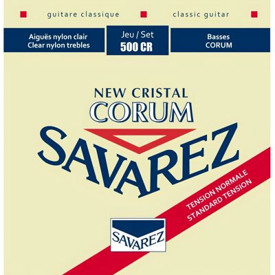 Savarez 500CR New Corum spansk gitarstrenger, rød Savarez 500CR New Corum spansk gitarstrenger, rød