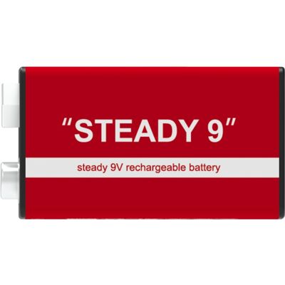Gigagain Steady 9V oppladbart batteri Gigagain Steady 9V oppladbart batteri