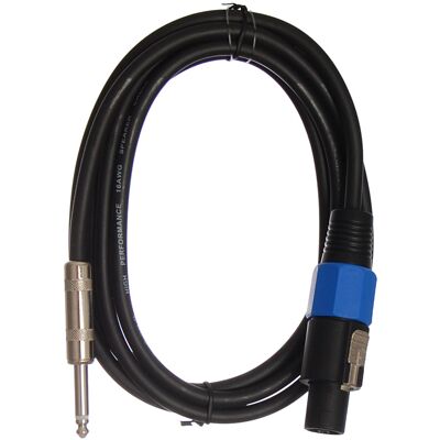 HiEnd speakon-til-jack-kabel 2 meter HiEnd speakon-til-jack-kabel 2 meter