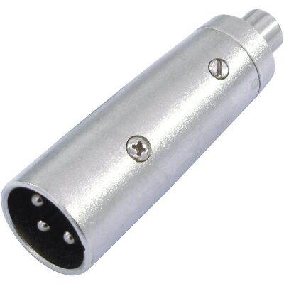 Omnitronic XLR til RCA Adapter - Sølv - Lydtilbehør Omnitronic XLR til RCA Adapter - Sølv - Lydtilbehør