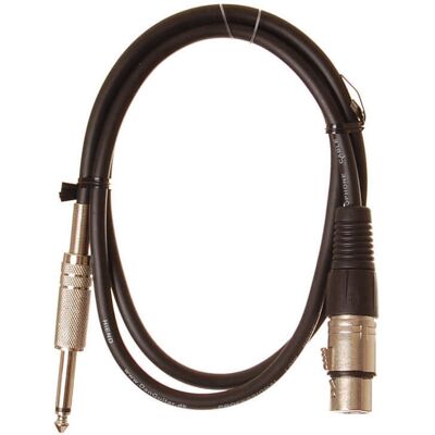 HiEnd XLR-til-jack-kabel 1 meter HiEnd XLR-til-jack-kabel 1 meter