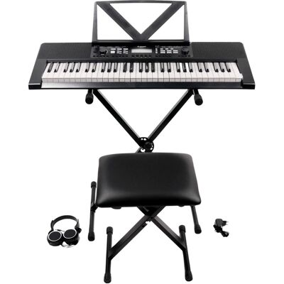 Donner Beige Piano Benk - Klassisk, Komfortabel, Oppbevaringsplass Donner Beige Piano Benk - Klassisk, Komfortabel, Oppbevaringsplass