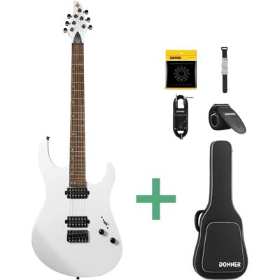 Donner DMT-100 W el-gitar hvit Donner DMT-100 W el-gitar hvit