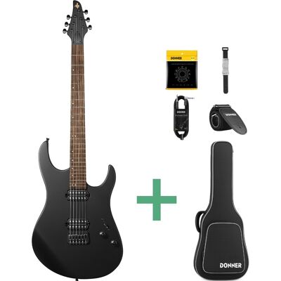 Donner DMT-100 B el-gitar sort Donner DMT-100 B el-gitar sort
