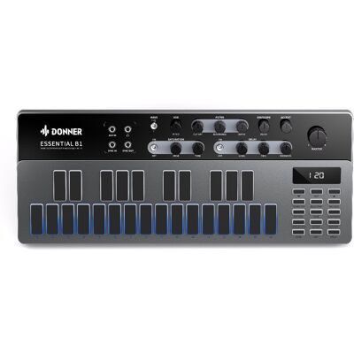Donner Essential B1 analog bass-synthesizer og sekvenser Donner Essential B1 analog bass-synthesizer og sekvenser