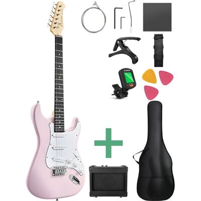 Donner DST-80 el-gitar pakke shell pink Donner DST-80 el-gitar pakke shell pink