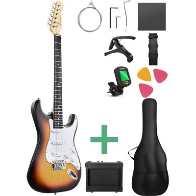 Donner DST-80 el-gitar pakke sunburst Donner DST-80 el-gitar pakke sunburst