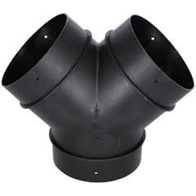 TRUMA Y-Rør 3 X 65/72 Mm Sort TRUMA Y-Rør 3 X 65/72 Mm Sort