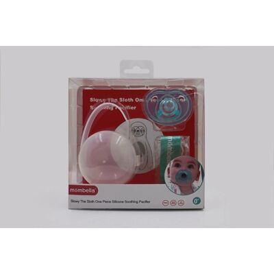 MOMBELLA - Slowy The Sloth Soothing Pacifier-Blue MOMBELLA - Slowy The Sloth Soothing Pacifier-Blue