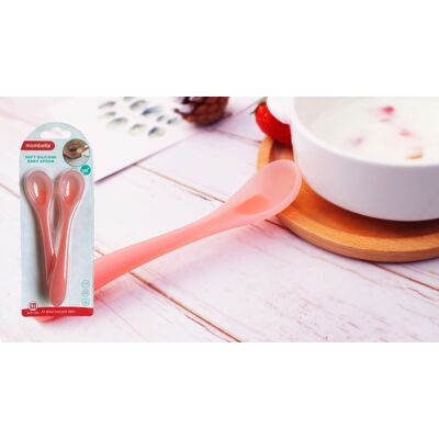 MOMBELLA Myk Silikonskje 2 Pakk - Rosa MOMBELLA Myk Silikonskje 2 Pakk - Rosa