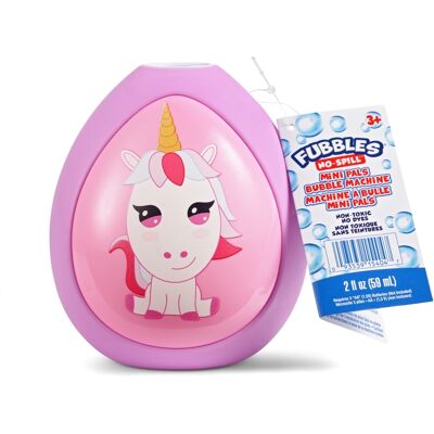 FUBBLES No-Spill Mini Pals - Unicorn Såpeboblemaskin FUBBLES No-Spill Mini Pals - Unicorn Såpeboblemaskin