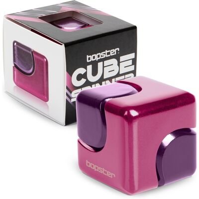 Bopster Fidget Kube Spinner - Rosa Og Lilla Bopster Fidget Kube Spinner - Rosa Og Lilla