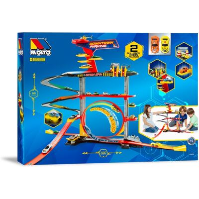 MOLTO - Parkeringshus Med 1 Loop Og 2 Biler MOLTO - Parkeringshus Med 1 Loop Og 2 Biler