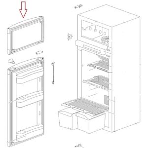 Thetford Dør fryser kjøleskap n3170 Thetford Dør fryser kjøleskap n3170