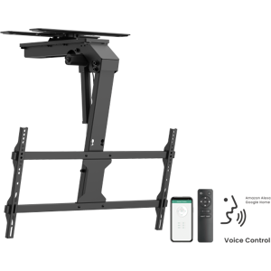NORAUDIO Smart Large motorisert tv-heis for takmontering med stemme- og appstyring for tver opptil 86 tommer Gratis frakt! NORAUDIO Smart Large motorisert tv-heis for takmontering med stemme- og appstyring for tver opptil 86 tommer Gratis frakt!