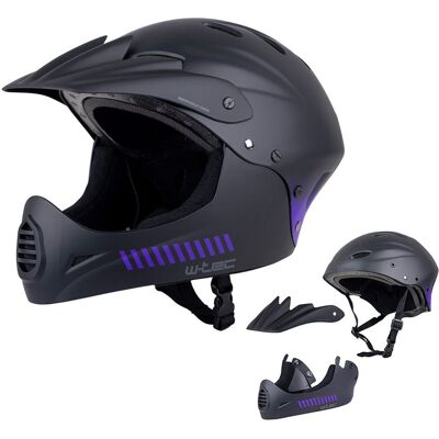 ISL Downhill Helmet W-Tec Campanero Noir Violet (L) ISL Downhill Helmet W-Tec Campanero Noir Violet (L)